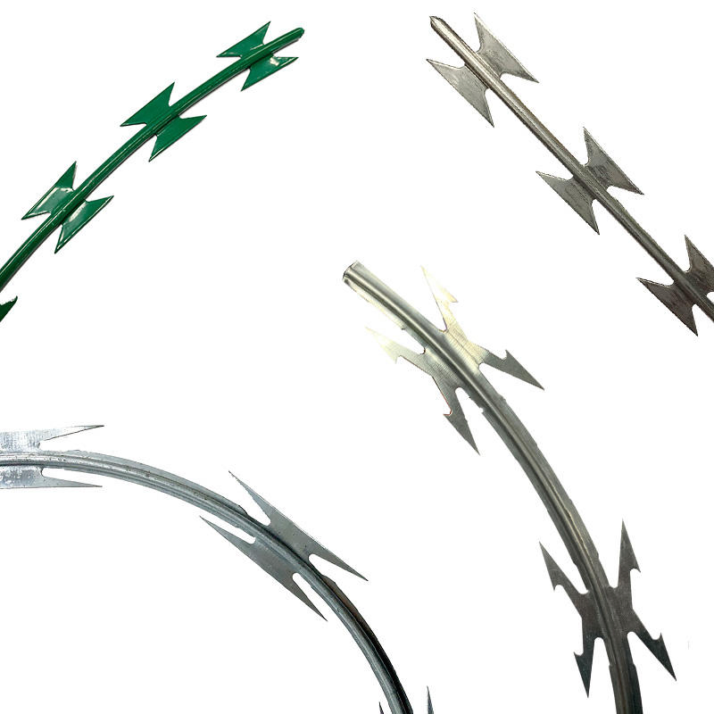 Hot Sale Galvanized Razor Wire Concertina Wire/Razor Barbed Wire/Razor Bladed Wire American Wire