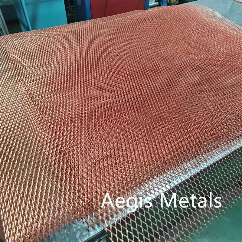 Copper Expanded Mesh Detail 5