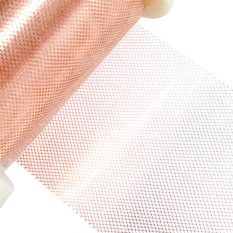 Durable 0.1/0.3/0.5m Width 3*6mm Copper Expanded Mesh for Roofs and Ceilings