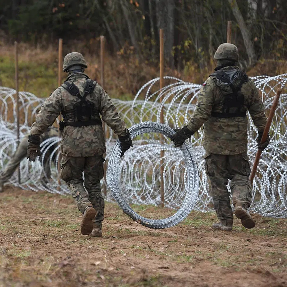 Hot Sale Galvanized Razor Wire Concertina Wire/Razor Barbed Wire/Razor Bladed Wire American Wire