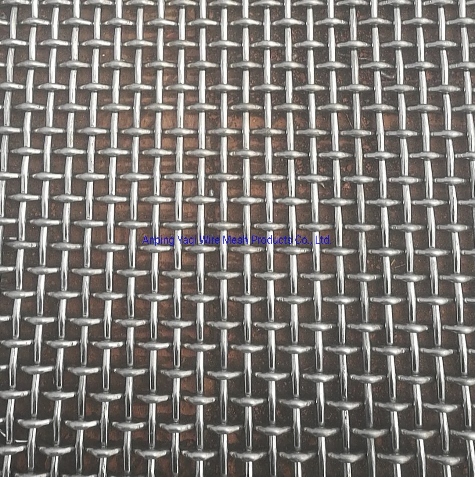 10*10mm 304 Stainless Steel Crimped Wire Mesh Screen Sieve for Coal Fines
