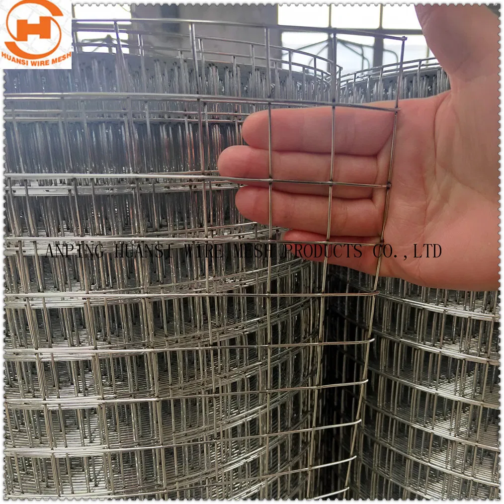 1'' Square Hole Galvanized/Stainless Steel Welded Wire Mesh