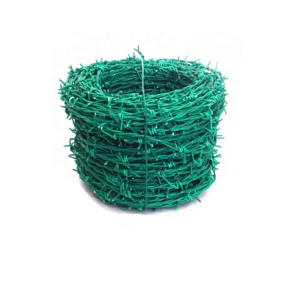 Hot Dipped Galvanized Alambre De Puase Low Price Razor Wire PVC Coated Barbed Wire