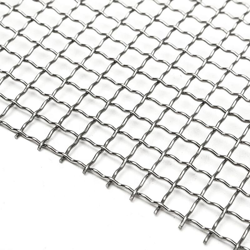 Crimped Wire Mesh 1 3 5 7 10 12 18 Mesh 304 316 Stainless Steel Wire Mesh