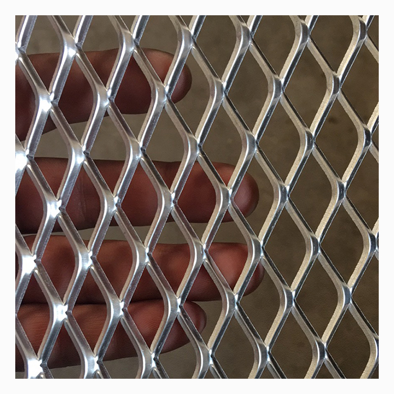 Metal Wall Panel Decorative Material Aluminum Expanded Mesh Facade