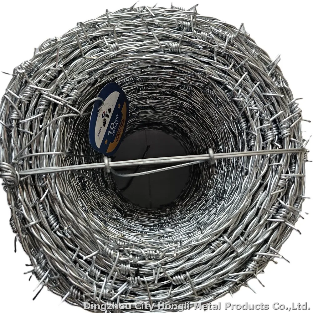 Hot Dipped Galvanized Double Twist Single Strand Barbed Fence Wire