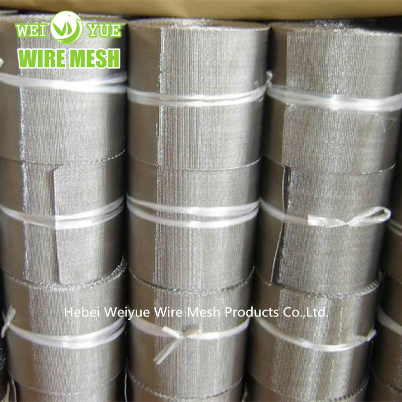 SS304 SS316 1-500mesh Stainless Steel Plain/Twill/Dutch Woven Crimped Square Metal Mesh Sieving Screen Filter Wire Mesh