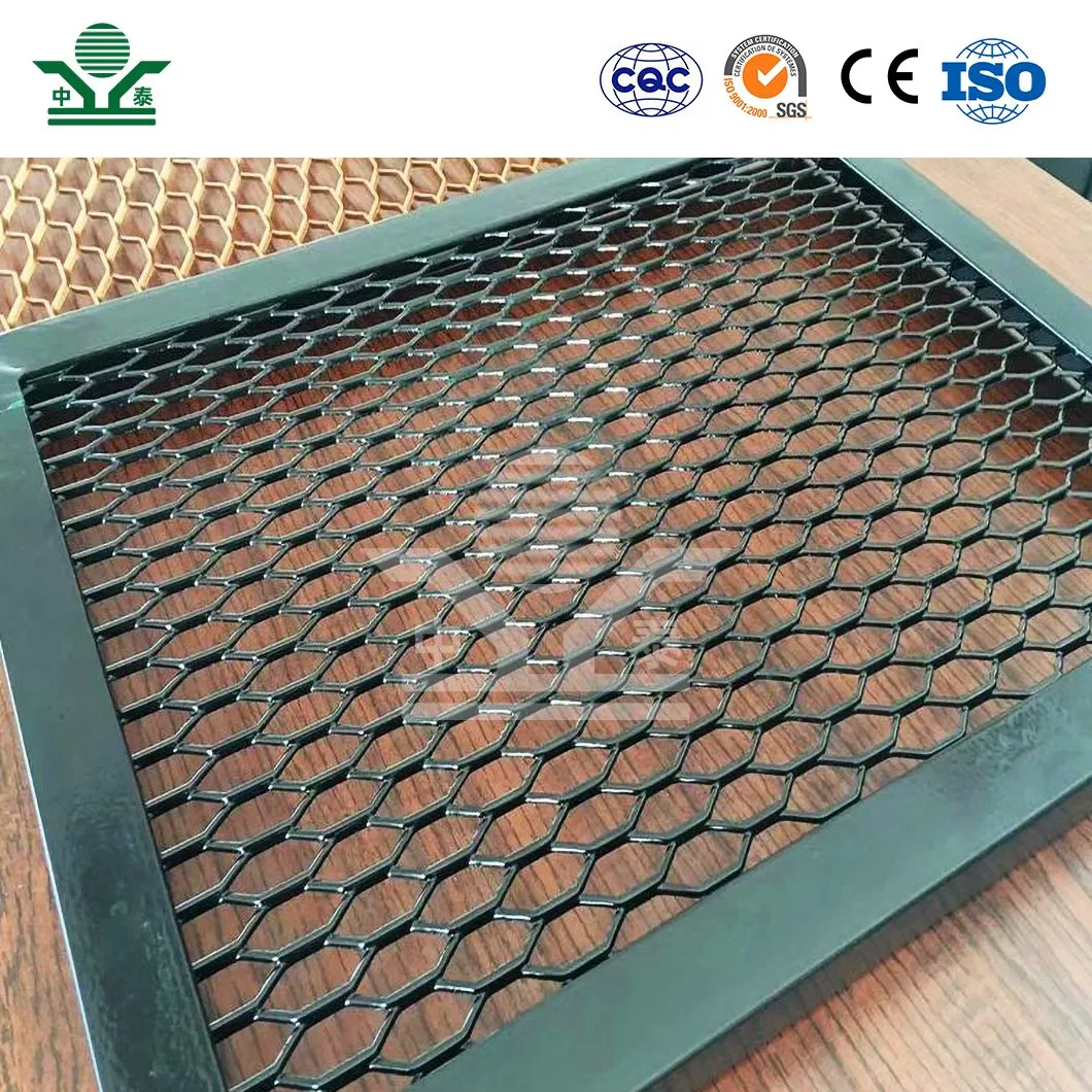 Zhongtai T2 Red Copper Plate Material Expanded Aluminium Mesh Sheets China Wholesalers 0.5mm 0.6mm 0.8mm Thickness 5X10 Expanded Metal Mesh