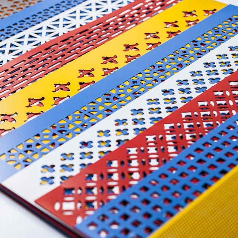 Wave Pattern Unique Decorative Perforated Metal Mesh for Concert Halls