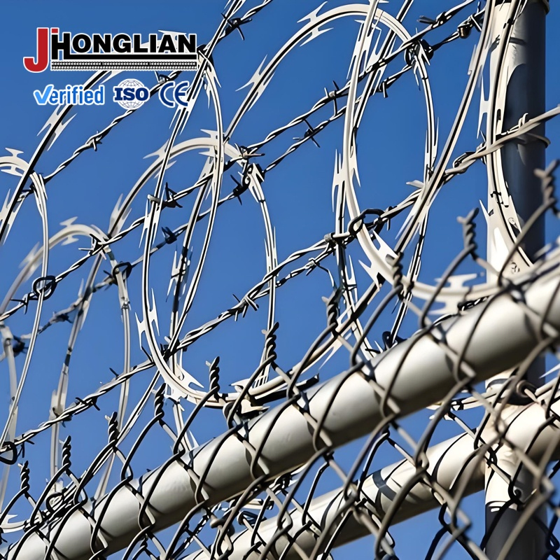 Galvanized Razor Barbed Wire Concertian Razor Wire Coil Razor Wire