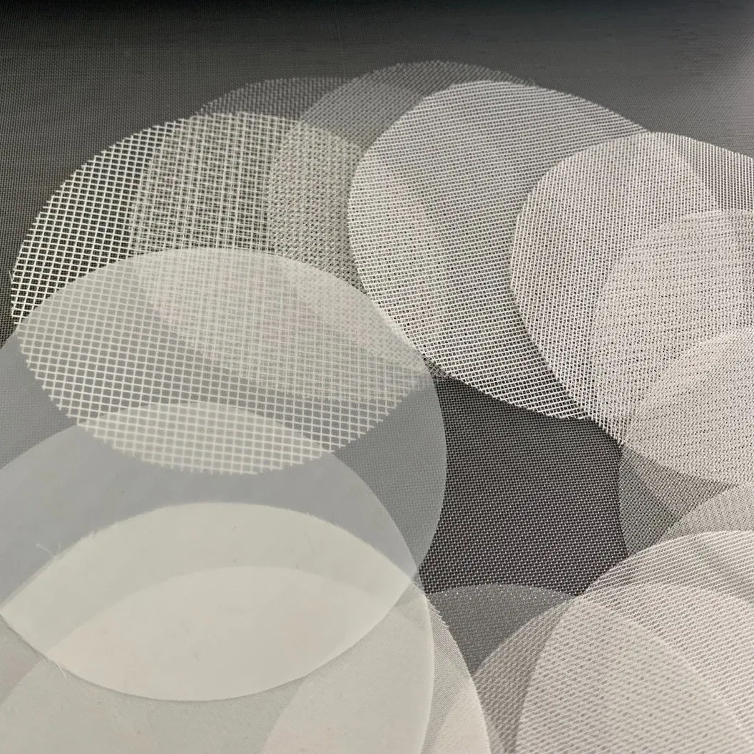 Custom Shape Nylon Filter Disc Round Square Filter Mesh Monofilament Screen Mesh for Industrial