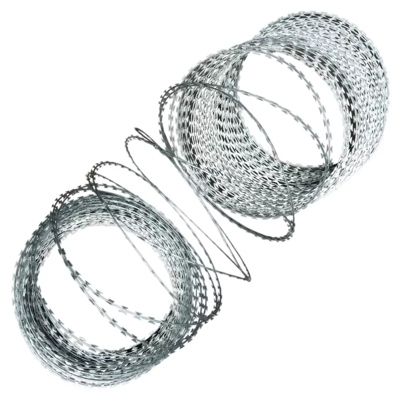 Galvanized Security Fencing Concertina Anti Climb Razor Barbed Wire