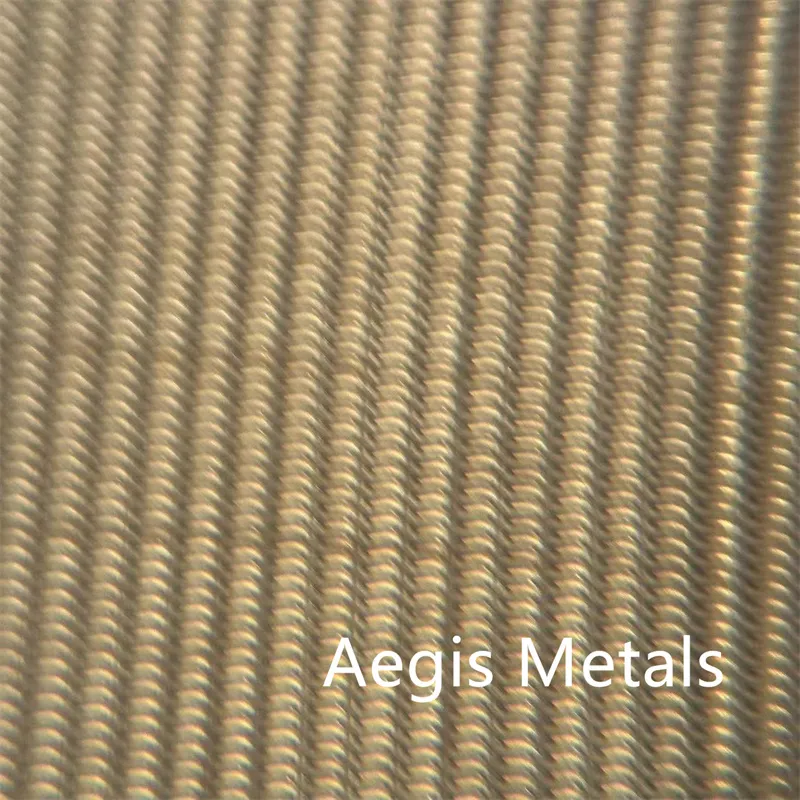 Brass Wire Mesh Fabric