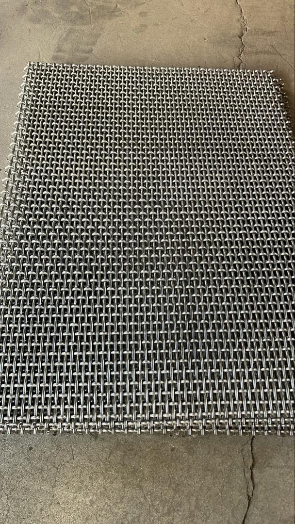 304 316 316L Woven Plain Weave Stainless Steel Crimped Wire Mesh