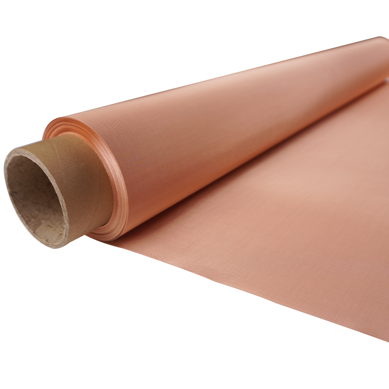 High-Quality RF Shielding Copper Woven Wire Mesh Cloth