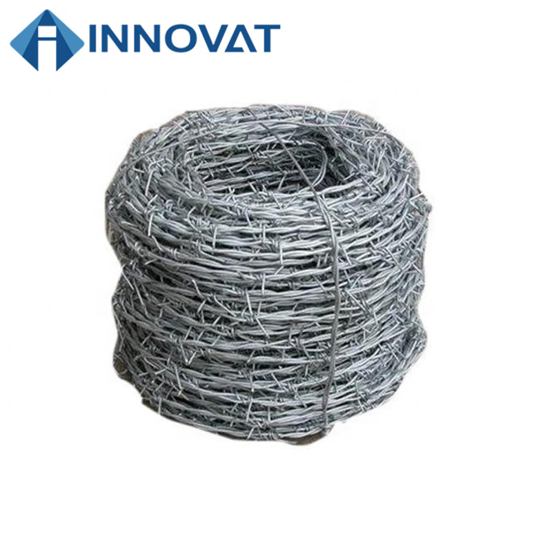 Barbed Wire Hot-DIP Galvanized Protection Net, Anti-Theft Fence, Thorn Barbed Wire, Orchard Double-Strand Anti-Rust Steel Wire Barbed Wire