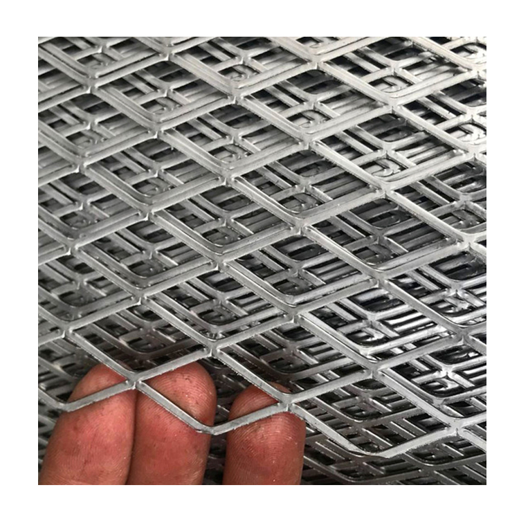 Decorative Aluminum Stainless Steel Copper Expanded Perforated Metal Diamond Wire Mesh