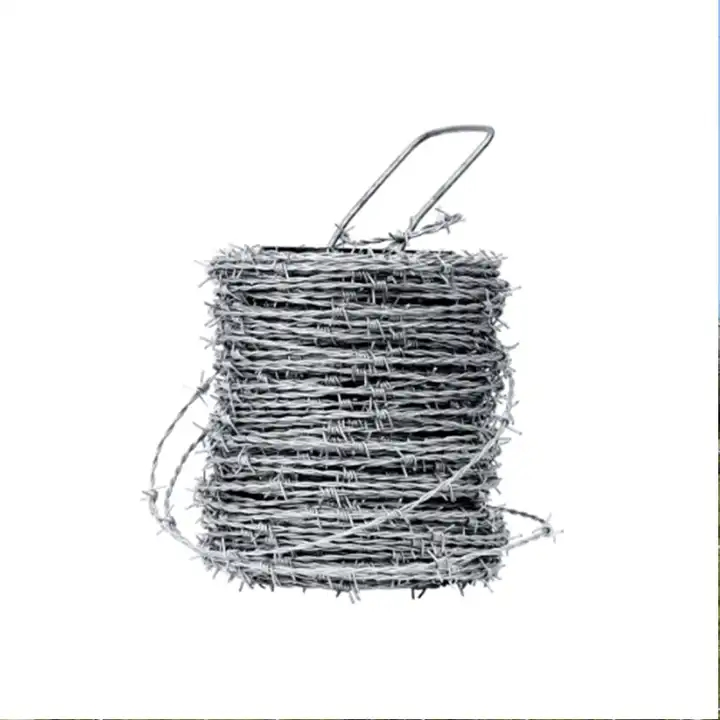 Hot Dipped Galvanized Weight Cheap Barbed Wire Galvanized High Tensile Price Barbed Wire 500m Single Twisted Barbed Wire