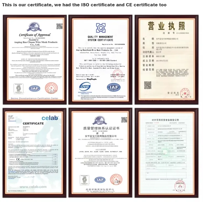 Certifications