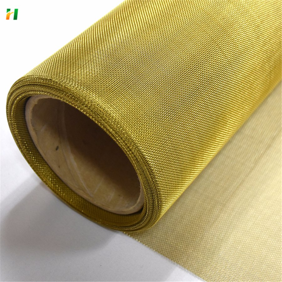 China Factory Supply Brass Material Woven Wire Filter Mesh for Gas/Liquid Filter Mesh 200 Mesh
