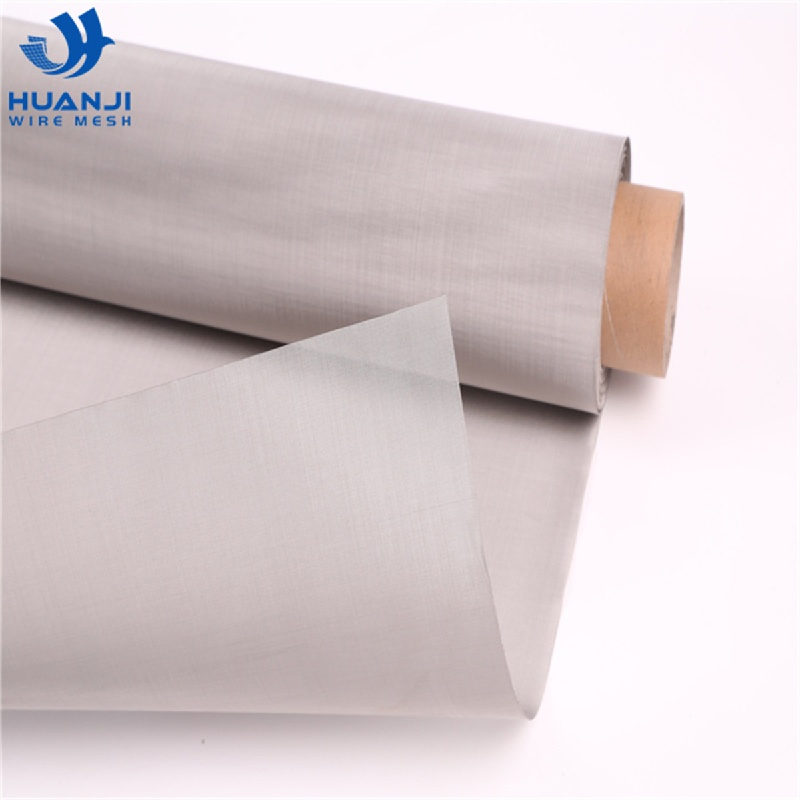 Woven Screen Wire Mesh Filter 304 316 Stainless Steel 400 Micron Flexible and Soft Woven Stainless Steel Netting