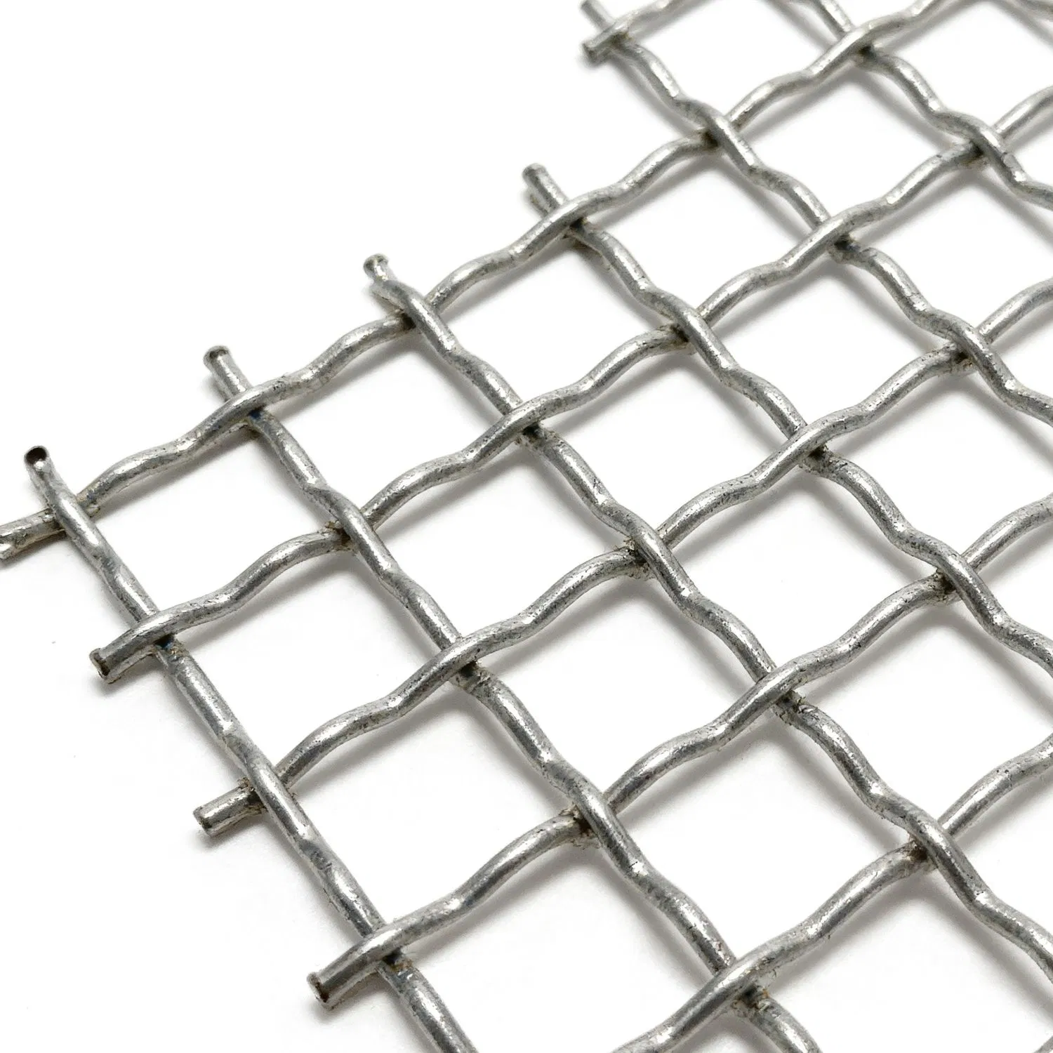 High Strength Crimped Steel Screen Wire Mesh Square Opening Wire Screen for Mining Sieving