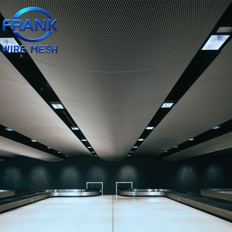 4X8 12X8 Hexagonal/Diamond/Decorative Hole Copper/Galvanized Steel/Stainless Steel/Aluminum Expanded Metal Mesh Sheet