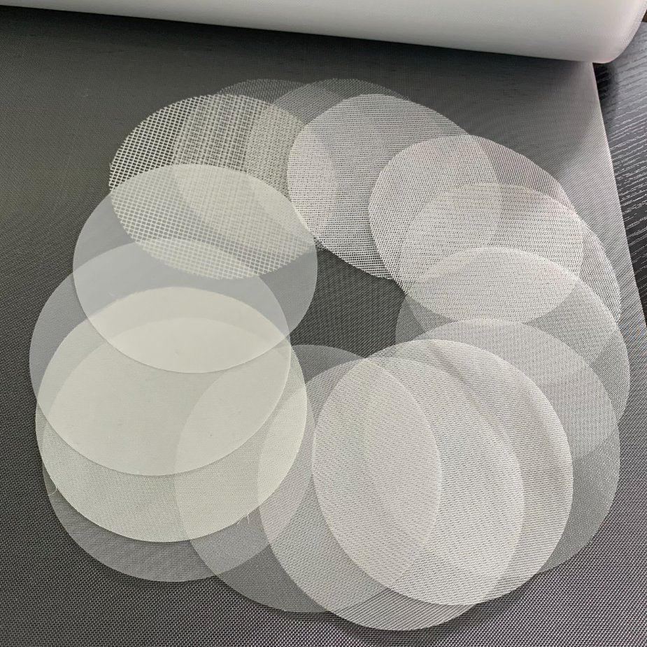 Custom Shape Nylon Filter Disc Round Square Filter Mesh Monofilament Screen Mesh for Industrial