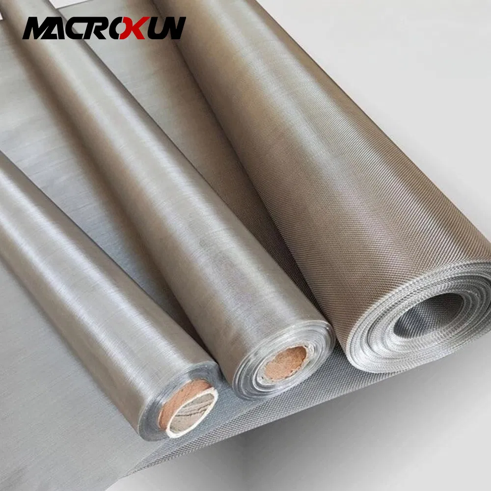Stainless Steel Printing Screen Mesh, Fine Wire Mesh for Graphic Printing, Filter, and Industrial Sieving