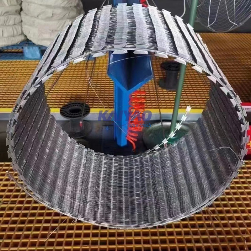 High Security Blade Razor Barbed Wire Galvanized Steel for Perimeter Fencing