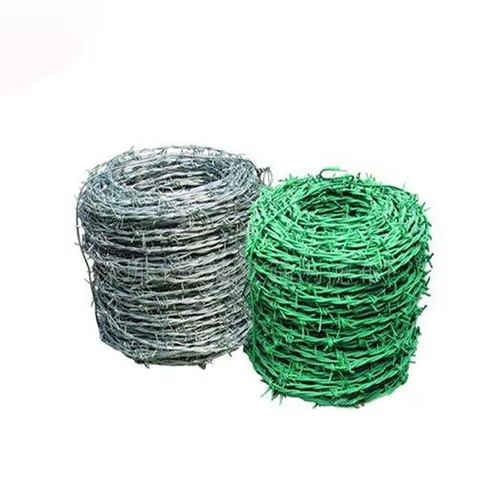 Hot Dipped Galvanized Alambre De Puase Low Price Razor Wire PVC Coated Barbed Wire