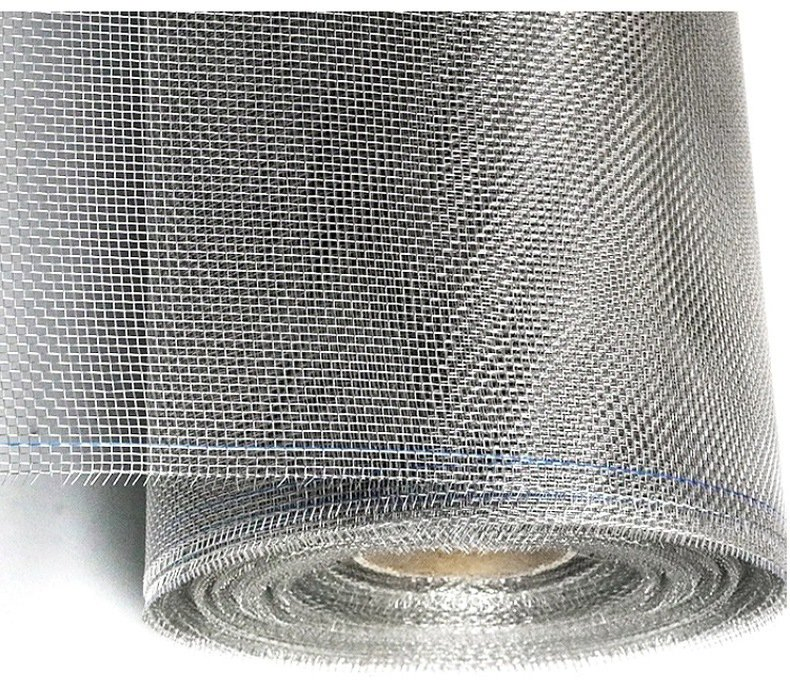 SS304 SS316 1-500mesh Stainless Steel Plain/ Woven Crimped Square Metal Mesh Sieving Screen Filter Wire Mesh