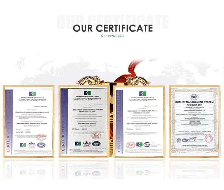 Certifications