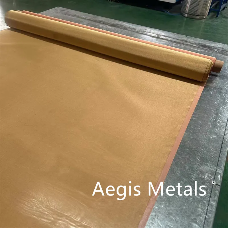 Brass Wire Mesh Fabric
