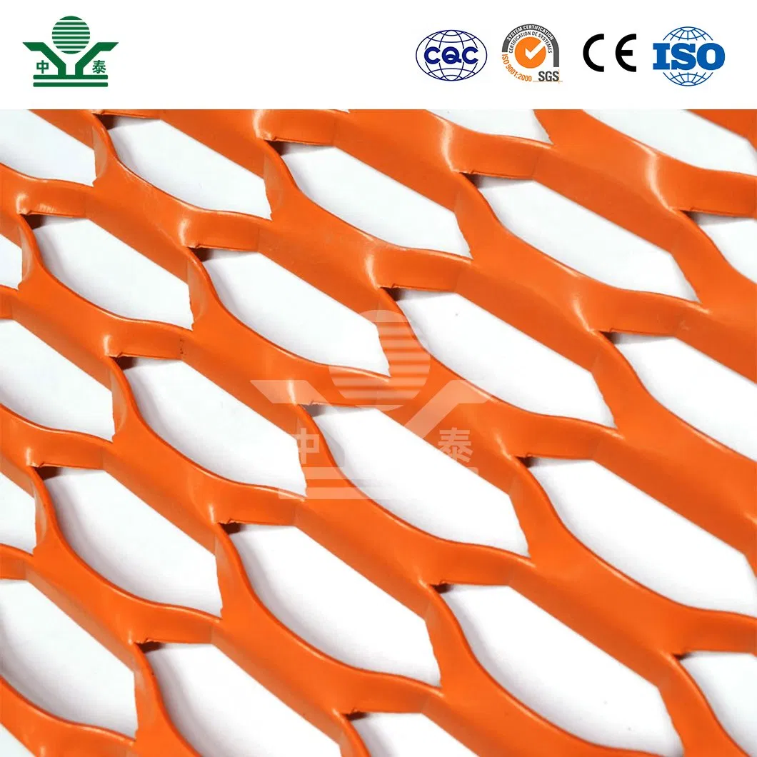 Zhongtai T2 Red Copper Plate Material Expanded Aluminium Mesh Sheets China Wholesalers 0.5mm 0.6mm 0.8mm Thickness 5X10 Expanded Metal Mesh