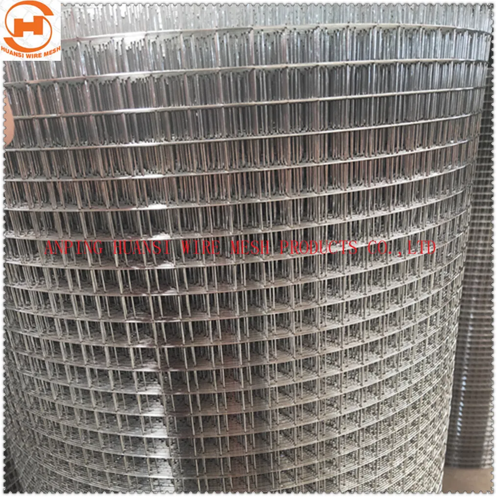 1'' Square Hole Galvanized/Stainless Steel Welded Wire Mesh