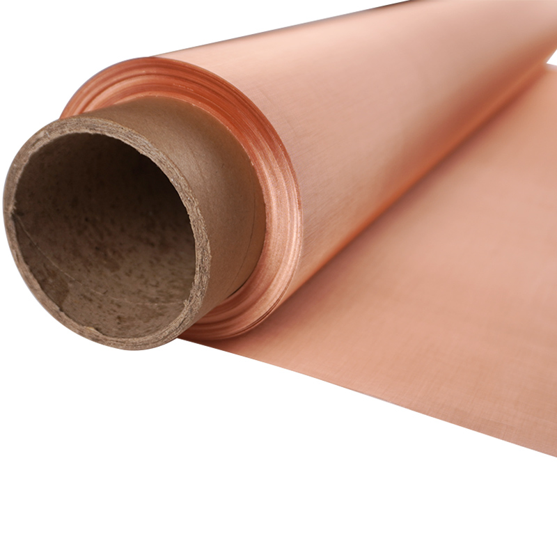 High-Quality RF Shielding Copper Woven Wire Mesh Cloth