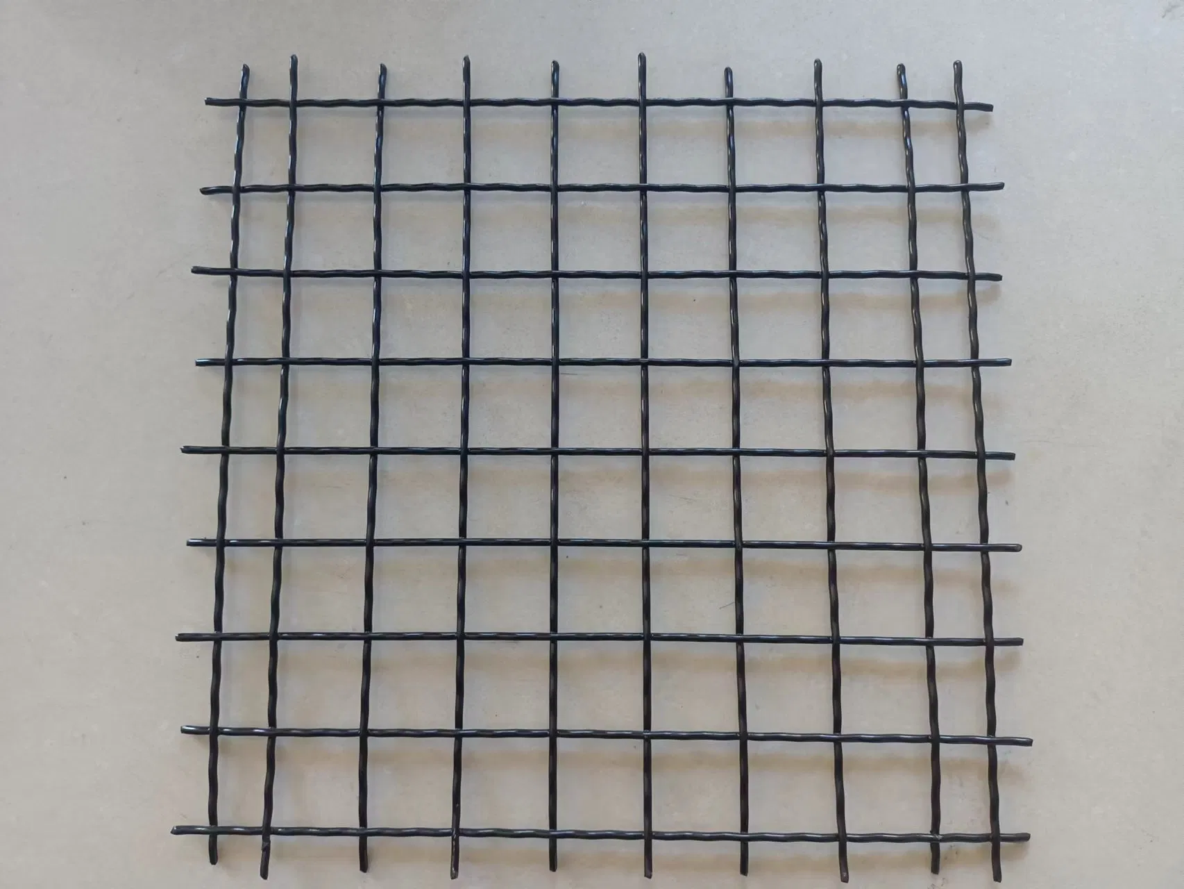 Crimped Square Plain Weaving Wire Mesh