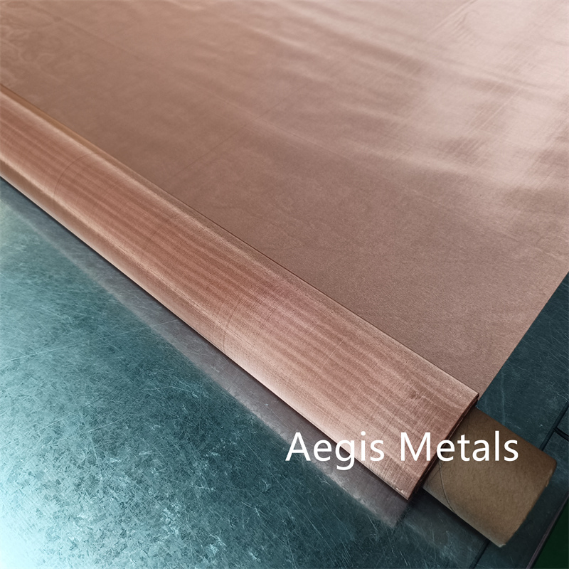 Pure Copper Wire Screen 150-400 Mesh Fine Copper Woven Faraday Cage Mesh