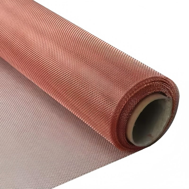 Pure Red Copper Brass Phosphor Bronze Tinned Copper Wire Woven Mesh