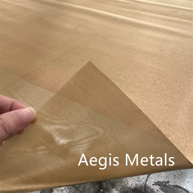 Brass Wire Mesh Fabric