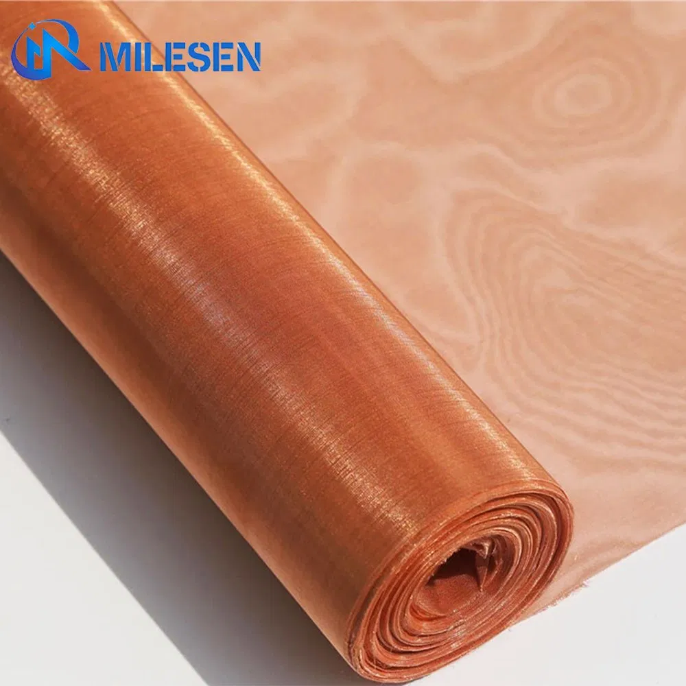 Factory Custom Red Copper Plain Woven Wire Mesh Filter Mesh for Filtering