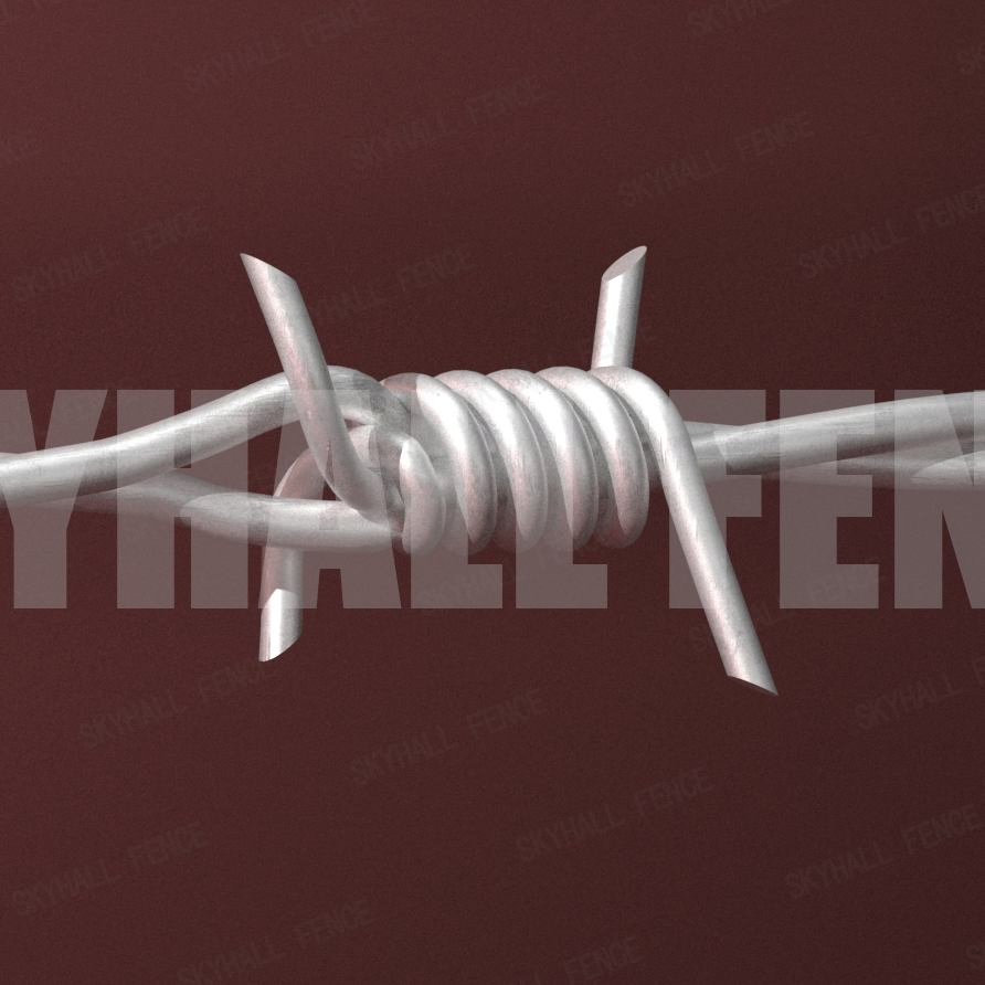 Galvanized High Tensile Traditional Twist 4 Point Barbed Wire 2-15kg/Coil