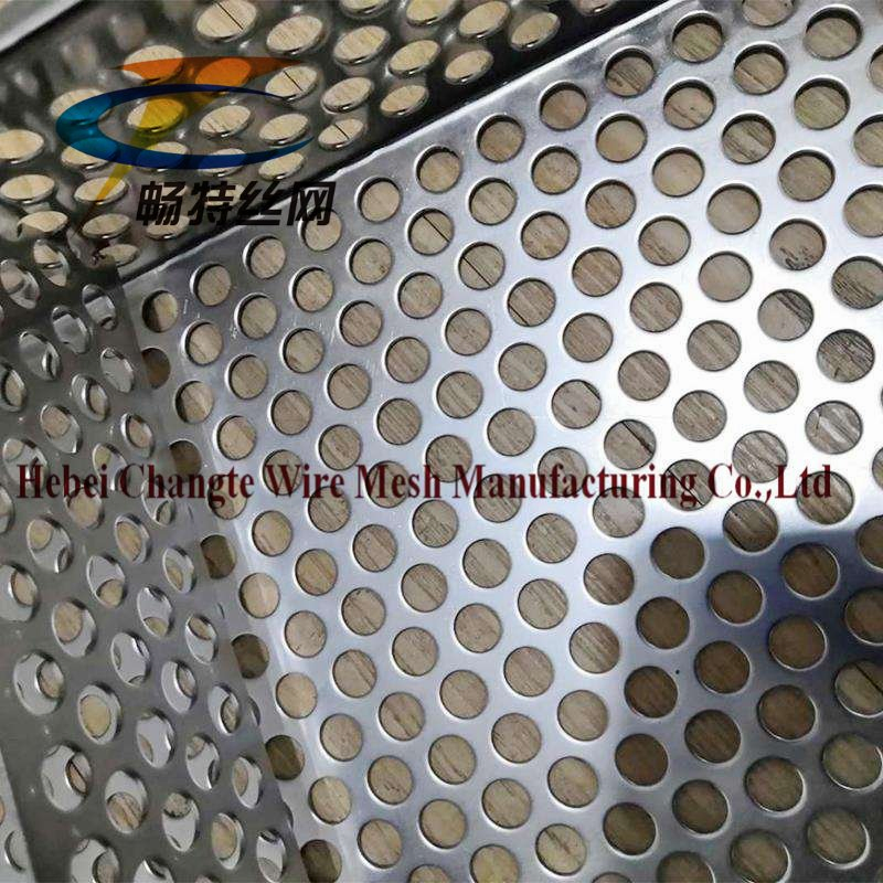 Round Hole Perforated Metal Mesh Stainless Steel Punching Mesh