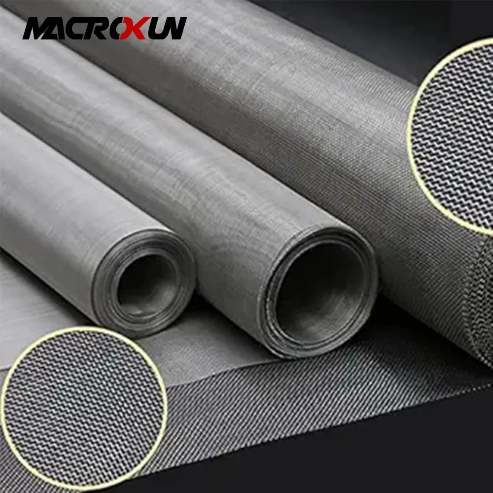 Stainless Steel Printing Screen Mesh, Fine Wire Mesh for Graphic Printing, Filter, and Industrial Sieving