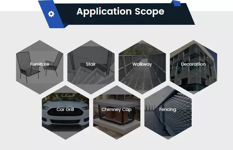 Aluminum Stainless Steel Expanded Metal Mesh 6