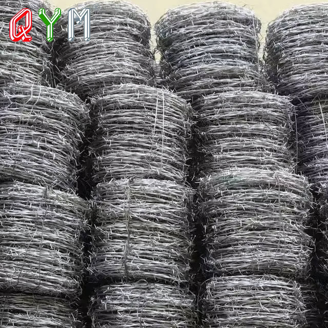 Galvanized Barbed Wire Wire Mesh Roll Fence Razor Barbed Wire Security Fence Price Per Roll