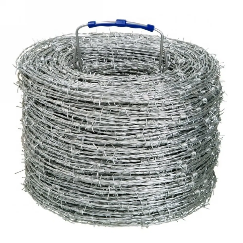 Durable Double Strands Barbed Wire Fence for Secure T Post Installation