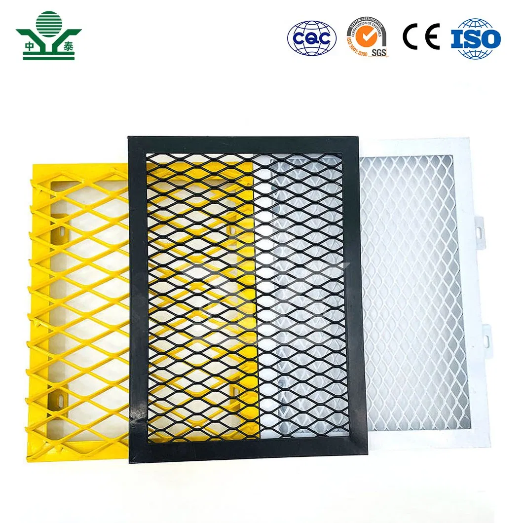 Zhongtai T2 Red Copper Plate Material Expanded Aluminium Mesh Sheets China Wholesalers 0.5mm 0.6mm 0.8mm Thickness 5X10 Expanded Metal Mesh