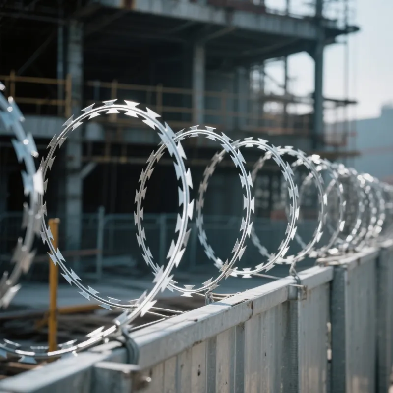 Galvanized Razor Barbed Wire